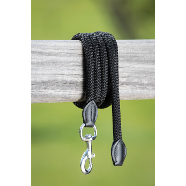 Neoprenhalfter Smart + Nylonführstrick HFI Master Zwart / zwart