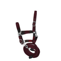 Neoprenhalfter Smart + Nylonführstrick HFI Master Bordeaux / bruin