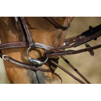 Duitse teugels leer + koord HFI Master Bruin