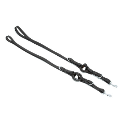 Elastische teugels HFI Zwart