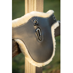 HFI Master schapenvacht Evo buikriem singel Zwart