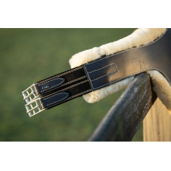 HFI Master schapenvacht Evo buikriem singel Zwart