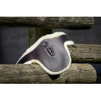 HFI Master singelriem leer / schapenwol Zwart HFI Master singelriem leer / schapenwol Zwart