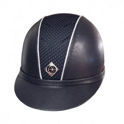 Charles Owen SP8 Leather Look piping helm Charles Owen SP8 Leather Look piping helm