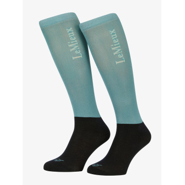 Wedstrijdsokken LeMieux 2 paar Lagune Blauw
