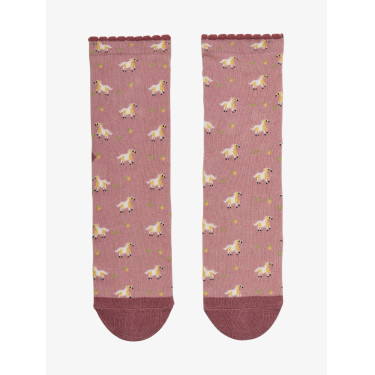 Mini LeMieux Fluffy Character Sokken per 2 Citroen Geel