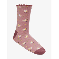 Mini LeMieux Fluffy Character Sokken per 2 Citroen Geel