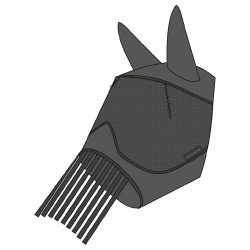 Anti-vlieg anti-UV masker Equithème Franges