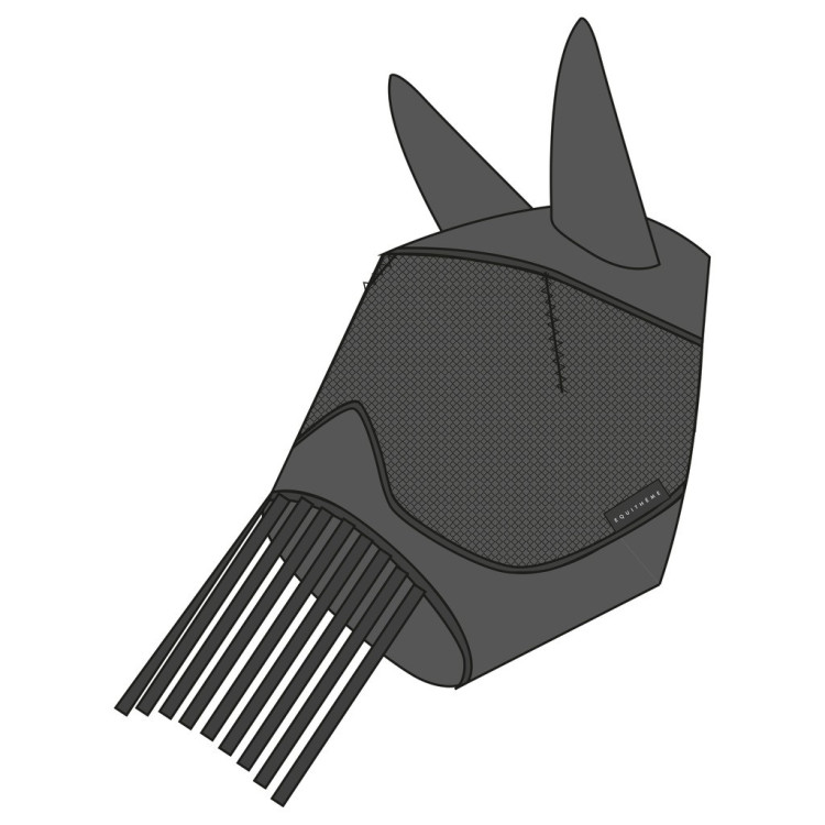 Anti-vlieg anti-UV masker Equithème Franges