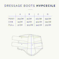 Dressuurbeenbeschermers HV Polo Cecile Dressuurbeenbeschermers HV Polo Cecile