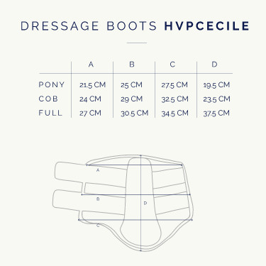 Dressuurbeenbeschermers HV Polo Cecile Dressuurbeenbeschermers HV Polo Cecile