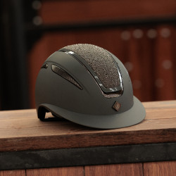 Imperial Riding Olania Deluxe grote klep helm Grijs