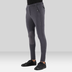 Rijbroek Euro-star Gabriel Grip Connect Knee Grijs magneet