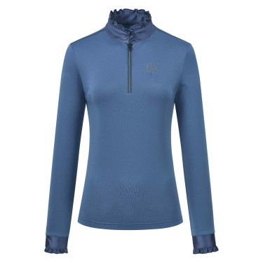 Top Imperial Riding Anna lange mouwen Saffier Blauw Top Imperial Riding Anna lange mouwen Saffier Blauw