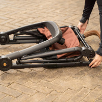 Opvouwbare zadelwagen Imperial Riding Carry Light Marine / chocolade Opvouwbare zadelwagen Imperial Riding Carry Light Marine / chocolade