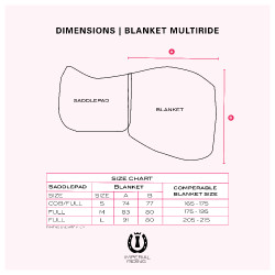 Winteruitrijdeken Imperial Riding Multiride Zwart