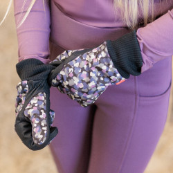 Handschuhe Imperial Riding Hide & Shine Kinder Lovefetti donker Motieven Handschuhe Imperial Riding Hide & Shine Kinder Lovefetti donker Motieven