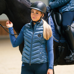 Bodywarmer Imperial Riding Janie dames Saffier Blauw