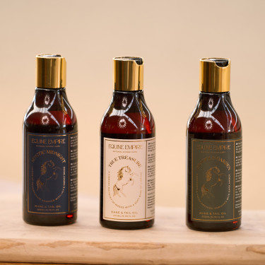 Equine Empire olie voor staart en manen Imperial Riding Saliegroen