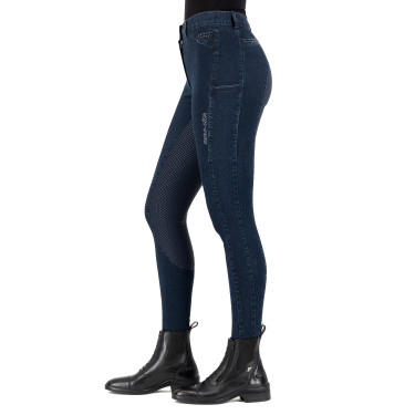 Euro-Star Arista Denim FullGrip rijbroek Euro-Star Arista Denim FullGrip rijbroek