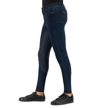 Euro-Star Camillo Denim FullGrip rijbroek Euro-Star Camillo Denim FullGrip rijbroek