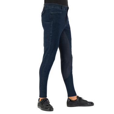 Euro-Star Camillo Denim FullGrip rijbroek Euro-Star Camillo Denim FullGrip rijbroek