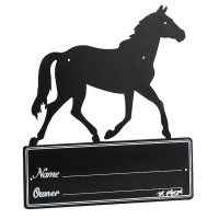 Boxplaat Silhouet van paard