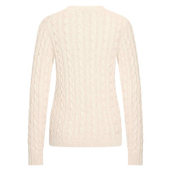 Damespullover HV Polo Tally Kasjmier Wit Damespullover HV Polo Tally Kasjmier Wit