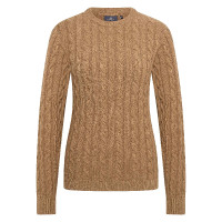 Damespullover HV Polo Tally Stro Bruin