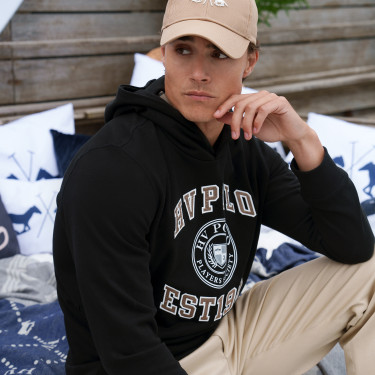 HV Polo Marcus heren hoodie Zwart