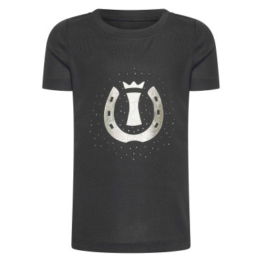 Imperial Riding Hally kindershirt met korte mouwen Zwart Imperial Riding Hally kindershirt met korte mouwen Zwart