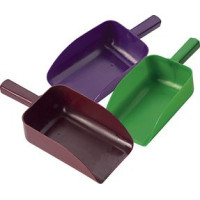 Kunststof graanschep gekleurd Kunststof graanschep gekleurd