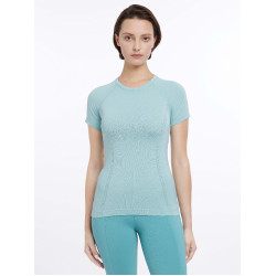 T-shirt met korte mouwen LeMieux naadloos Britney Aqua