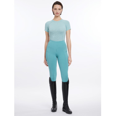 T-shirt met korte mouwen LeMieux naadloos Britney Aqua