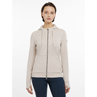 LeMieux Tabi Tech dameshoodie met rits Steen Grijs