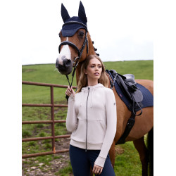 LeMieux Tabi Tech dameshoodie met rits Steen Grijs LeMieux Tabi Tech dameshoodie met rits Steen Grijs