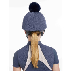 Mesh toque Maria LeMieux Blauw schemer