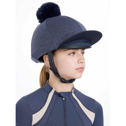 Mesh toque Maria LeMieux Blauw schemer