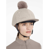 Mesh toque Maria LeMieux Amandel Beige