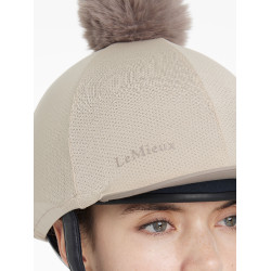 Mesh toque Maria LeMieux Amandel Beige