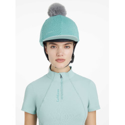 Mesh toque Maria LeMieux Lagune Blauw