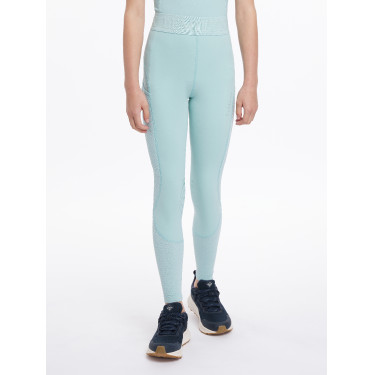 LeMieux Lizzie Young Rider mesh legging Aqua