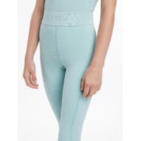 LeMieux Lizzie Young Rider mesh legging Aqua