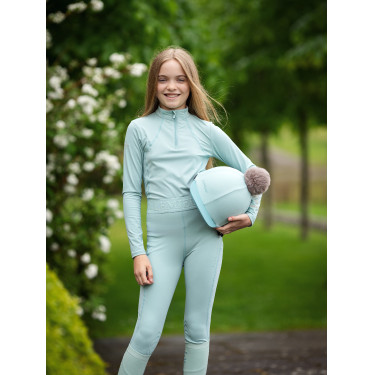 LeMieux Lizzie Young Rider mesh legging Aqua LeMieux Lizzie Young Rider mesh legging Aqua