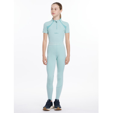 LeMieux Lizzie Young Rider mesh legging Aqua LeMieux Lizzie Young Rider mesh legging Aqua
