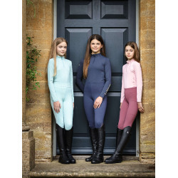 LeMieux Lizzie Young Rider mesh legging Aqua LeMieux Lizzie Young Rider mesh legging Aqua