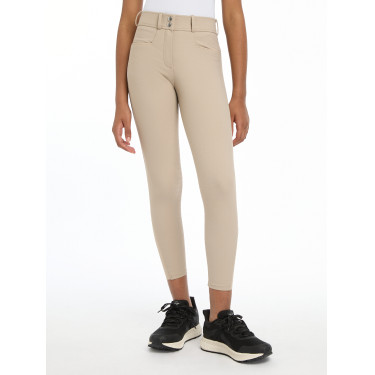 Broek LeMieux siliconen zitvlak Izzy Young Rider Amandel Beige