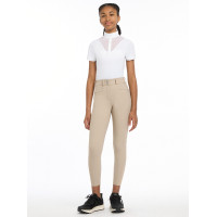 Broek LeMieux siliconen zitvlak Izzy Young Rider Amandel Beige