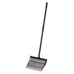 PVC-vork met steel