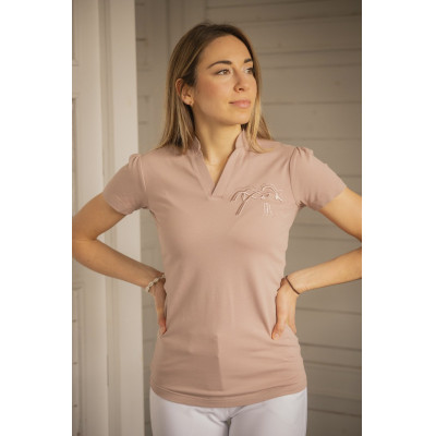 Polo Pénélope Josie Beige / rose